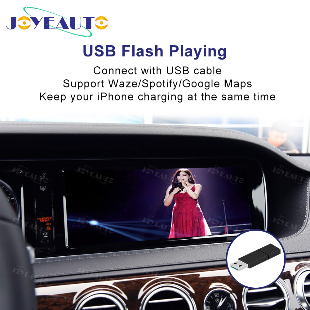 Wireless Apple CarPlay Interface for Mercedes-Benz S Class W222 NTG5 (2015-2017) – Android Auto AirPlay Retrofit(WJME-1-2)