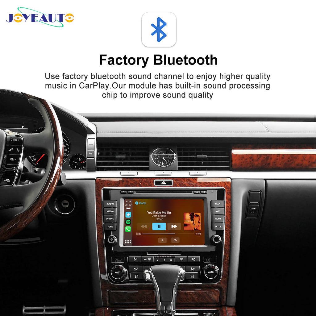 Volkswagen Phaeton WiFi Wireless Apple CarPlay AirPlay Android Auto Interface - detail 4