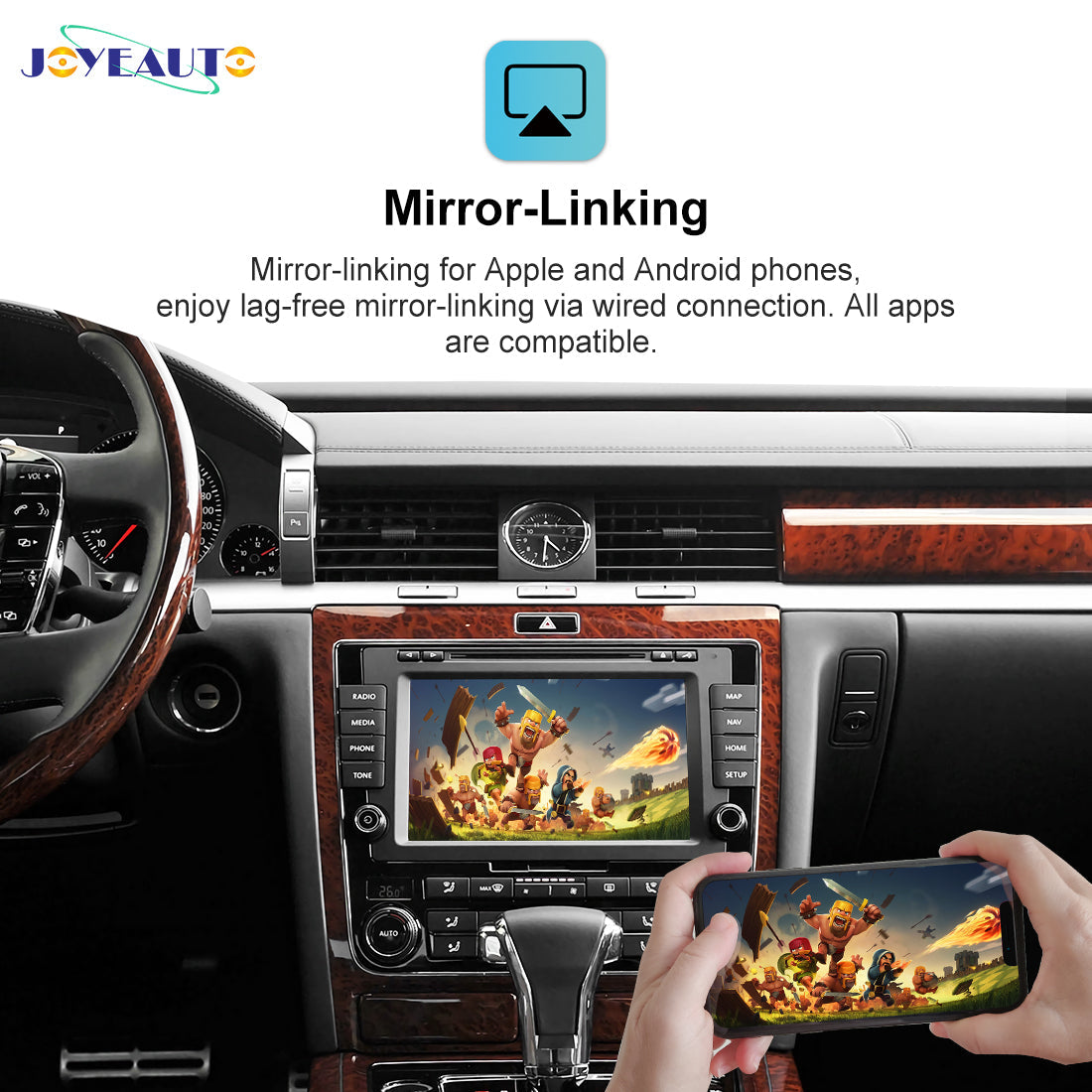 Volkswagen Phaeton WiFi Wireless Apple CarPlay AirPlay Android Auto Interface - detail 2