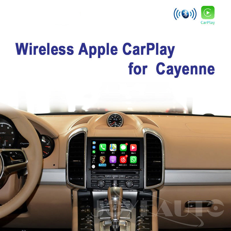 Wireless Apple CarPlay Interface for Porsche Cayenne PCM3.1 (2010-2017) – Android Auto AirPlay Retrofit(WJPO-1-Cayenne)