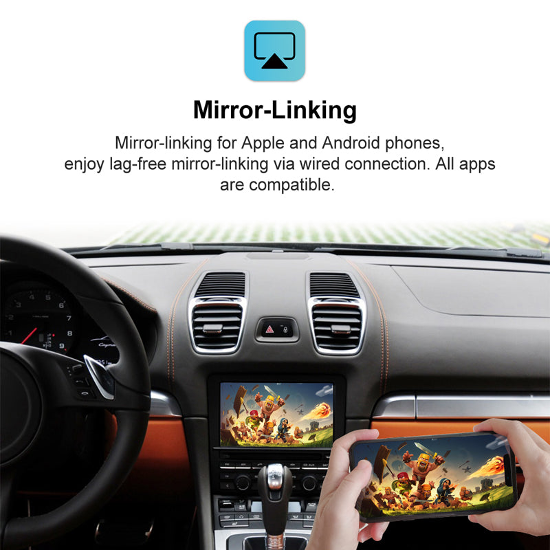 Wireless Apple CarPlay Interface for Porsche CDR CRD3.1 CRD+ (2003-2009) – AirPlay & Android Auto(WZPO-3)