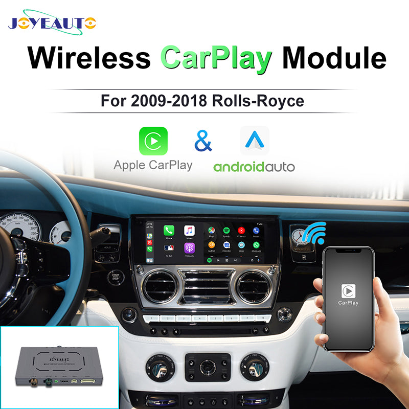 JoyeAuto WiFi Wireless Apple CarPlay AirPlay Android auto Interface for Rolls-Royce Ghost Wraith Phantom