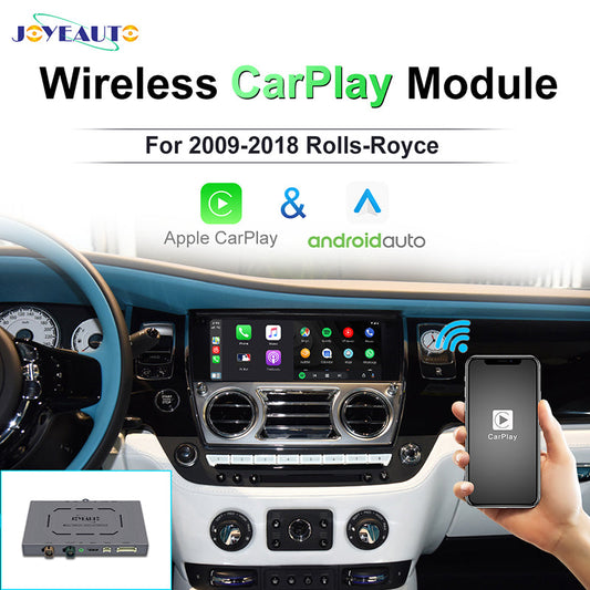 Wireless CarPlay Interface for Rolls-Royce Ghost Wraith Phantom 2009-2019 | Apple CarPlay Android Auto Retrofit Module(WJBM-RR)