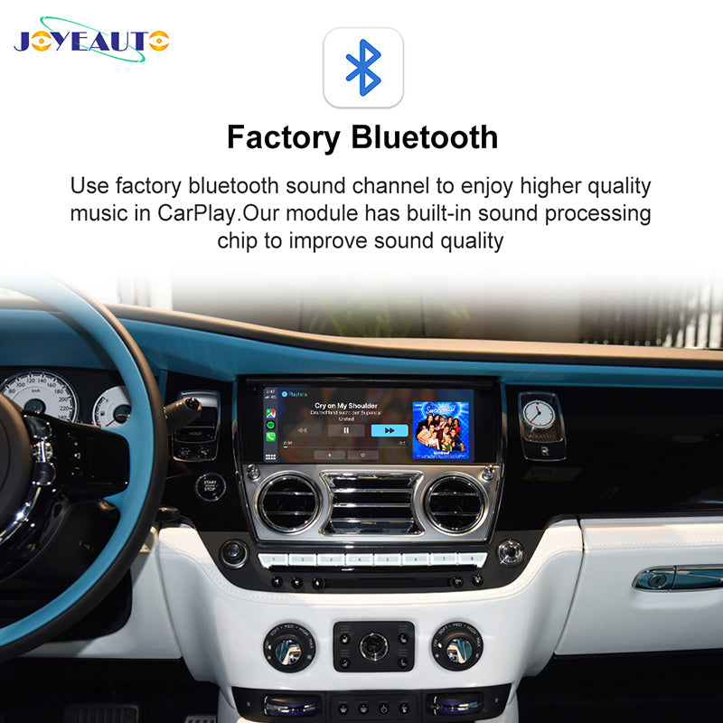 JoyeAuto WiFi Wireless Apple CarPlay AirPlay Android auto Interface for Rolls-Royce Ghost Wraith Phantom - detail 2