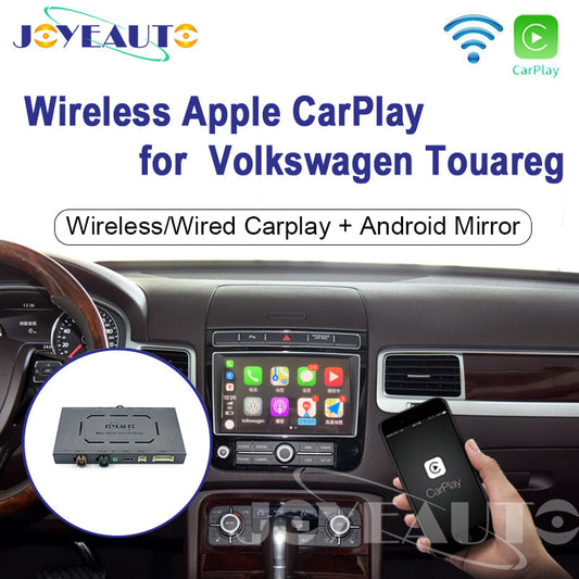 Wireless Apple CarPlay Interface for VW Touareg RCD850 RNS850 8.0 Screen (2010-2017) – Android Auto AirPlay Retrofit(WJVW-2)
