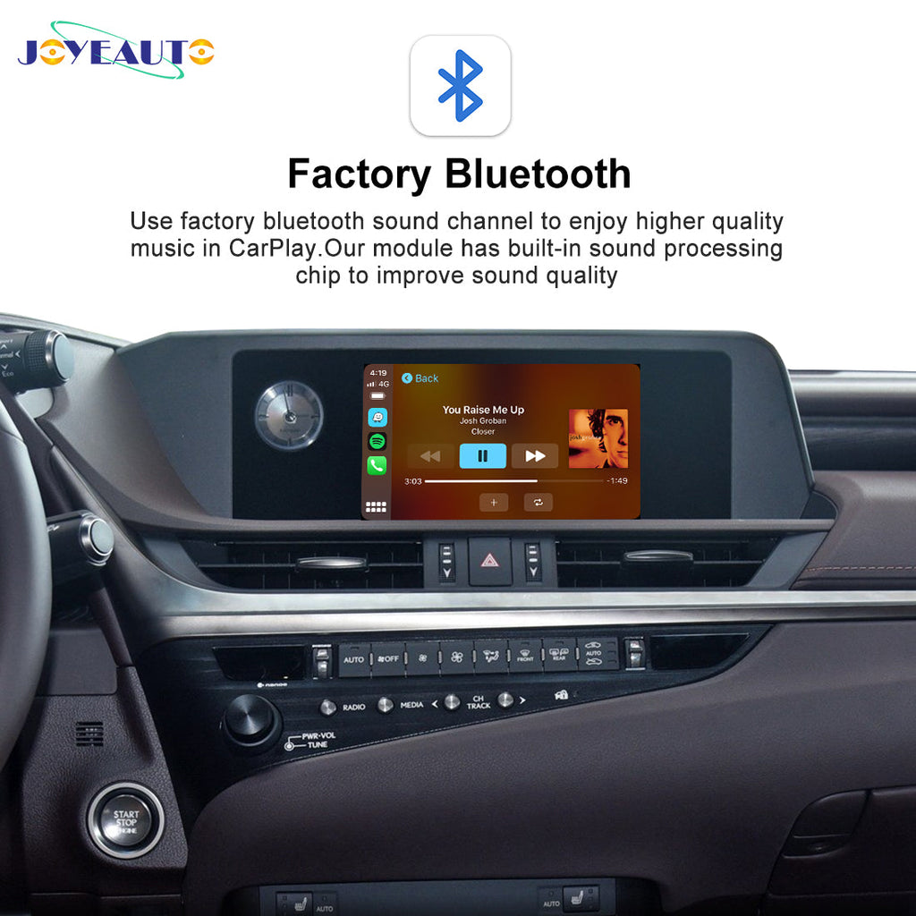 (WJLX-1) JoyeAuto Wireless Apple CarPlay Android Auto Interface for 2016-2020 Lexus ES/NX/RX/UX with touch panel - detail 2