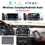Wireless Apple CarPlay Android Auto Interface for Alfa Romeo Giulietta | AirPlay iOS Android Mirror Link Plug & Play Retrofit Module(WZAF-2)