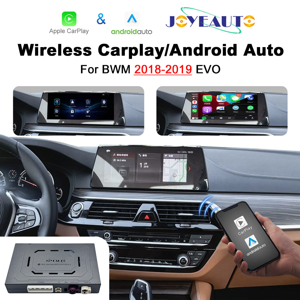 Wireless Apple CarPlay Interface for BMW EVO System (2018-2019) – X1 F48 F49 / 4 Series F32 F33 F36 Android Auto Upgrade(WZBM-1)