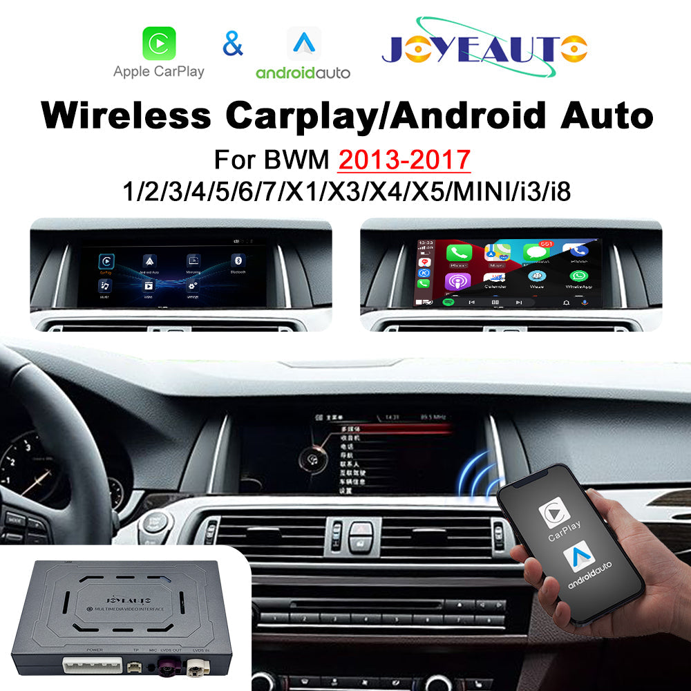 Wireless Apple CarPlay Interface for BMW NBT (2013-2017) – 1 2 3 4 5 6 7 Series / X1 X3 X4 X5 / MINI / i3 i8 Android Auto(WZBM-2)
