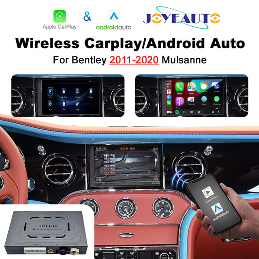 Apple CarPlay Android Auto Interface for Bentley Mulsanne 2011-2020 - Wireless & Wired, AirPlay Mirror Link (WZBT-2)