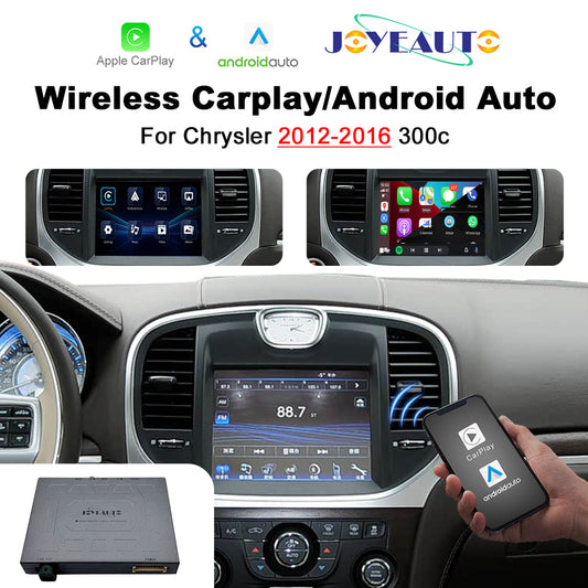 Wireless Apple CarPlay Android Auto Interface for Chrysler 300C 2012-2016 | AirPlay iOS Android Mirror Link Plug & Play Retrofit Module(wzcl-1)