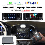 Wireless Apple CarPlay Android Auto Interface for Chrysler 300C 2014-2016 | AirPlay iOS Android Mirror Link Plug & Play Retrofit Module(WZCL-2)