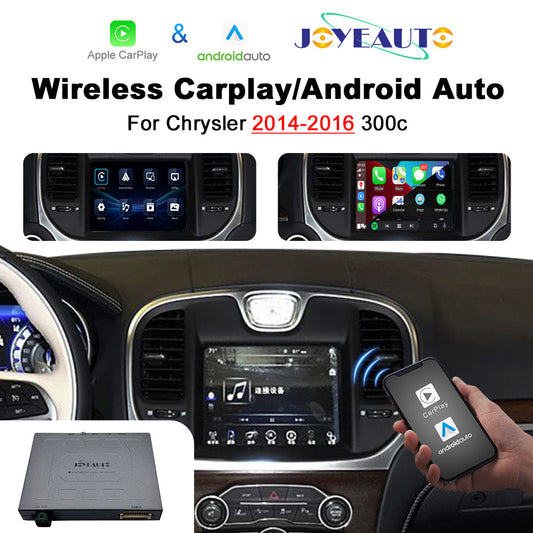 Wireless Apple CarPlay Android Auto Interface for Chrysler 300C 2014-2016 | AirPlay iOS Android Mirror Link Plug & Play Retrofit Module(WZCL-2)