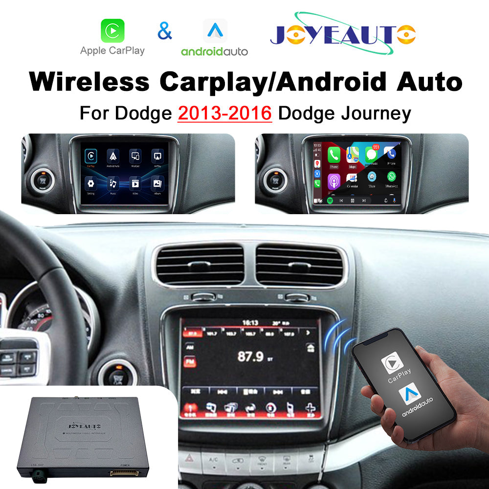 (WZDG-2) New JoyeAuto Dodge Uconnect8.4 Carplay Module Retrofit for Journey WiFi Wireless Apple CarPlay AirPlay Android Auto Interface
