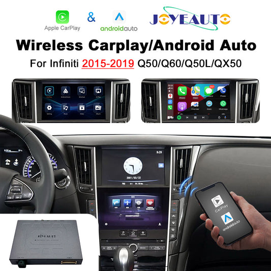 Wireless Apple CarPlay Android Auto Interface for Infiniti Q50 Q60 Q50L QX50 (2015-2019) – AirPlay Mirror Link(WZIN-1)