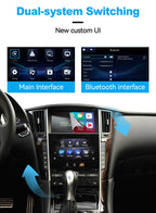 Wireless Apple CarPlay Android Auto Interface for Infiniti 2013-2015 Q50 Q60 Q50L | AirPlay iOS Android Mirror Link Retrofit Module(WZIN-4)