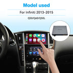 Wireless Apple CarPlay Android Auto Interface for Infiniti 2013-2015 Q50 Q60 Q50L | AirPlay iOS Android Mirror Link Retrofit Module(WZIN-4)