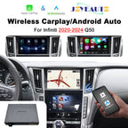 Wireless Apple CarPlay Android Auto Interface for Infiniti 2020-2024 Q50 Q60 Q50L | AirPlay(WZIN-5)S Android Mirror Link Retrofit Module