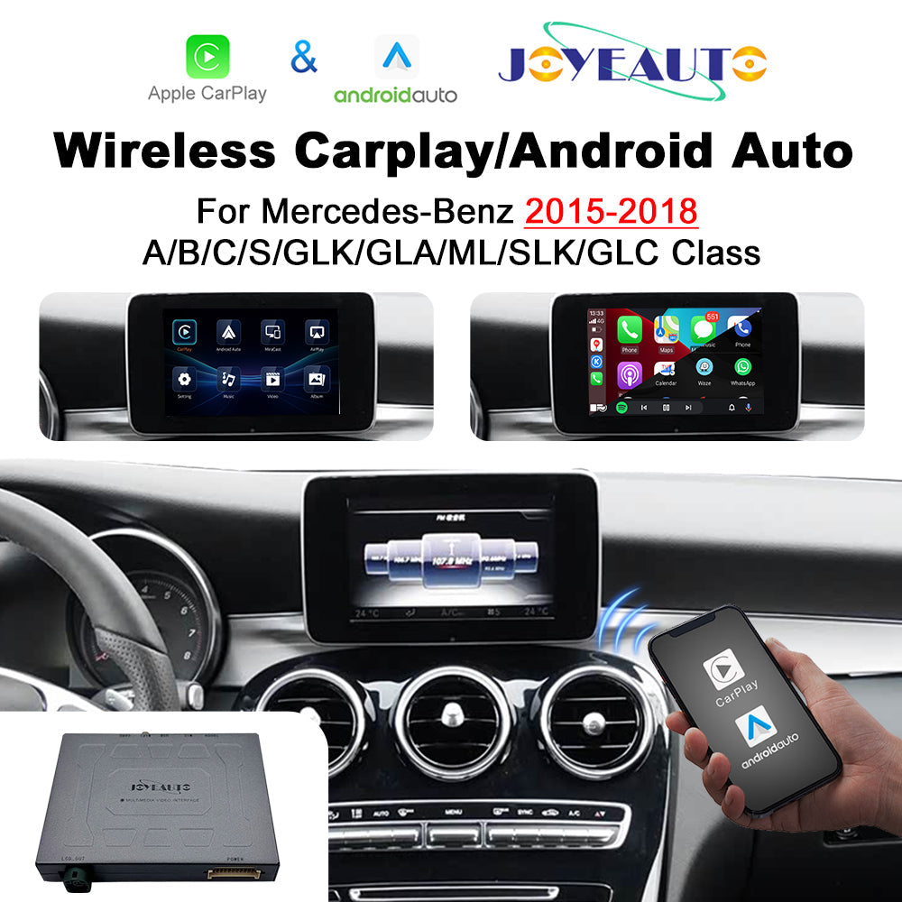 Wireless Apple CarPlay Interface for Mercedes-Benz NTG5 (2015-2018) – A B C E S GLK GLA ML SLK GLC CLS Class Android Auto(WZME-1)