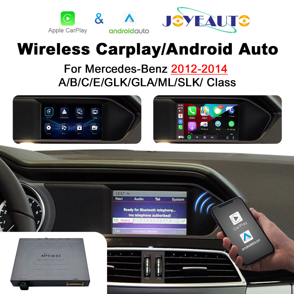 Wireless Apple CarPlay Interface for Mercedes-Benz NTG4.5 / NTG4.7 (2012-2014) – A B C E GLK GLA ML SLK Class Android Auto(WZME-2)