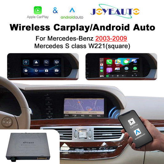 Wireless CarPlay Interface for Mercedes-Benz S Class W221 NTG3.5 2006-2009 | Apple CarPlay Android Auto Retrofit Module(WZME-3S)