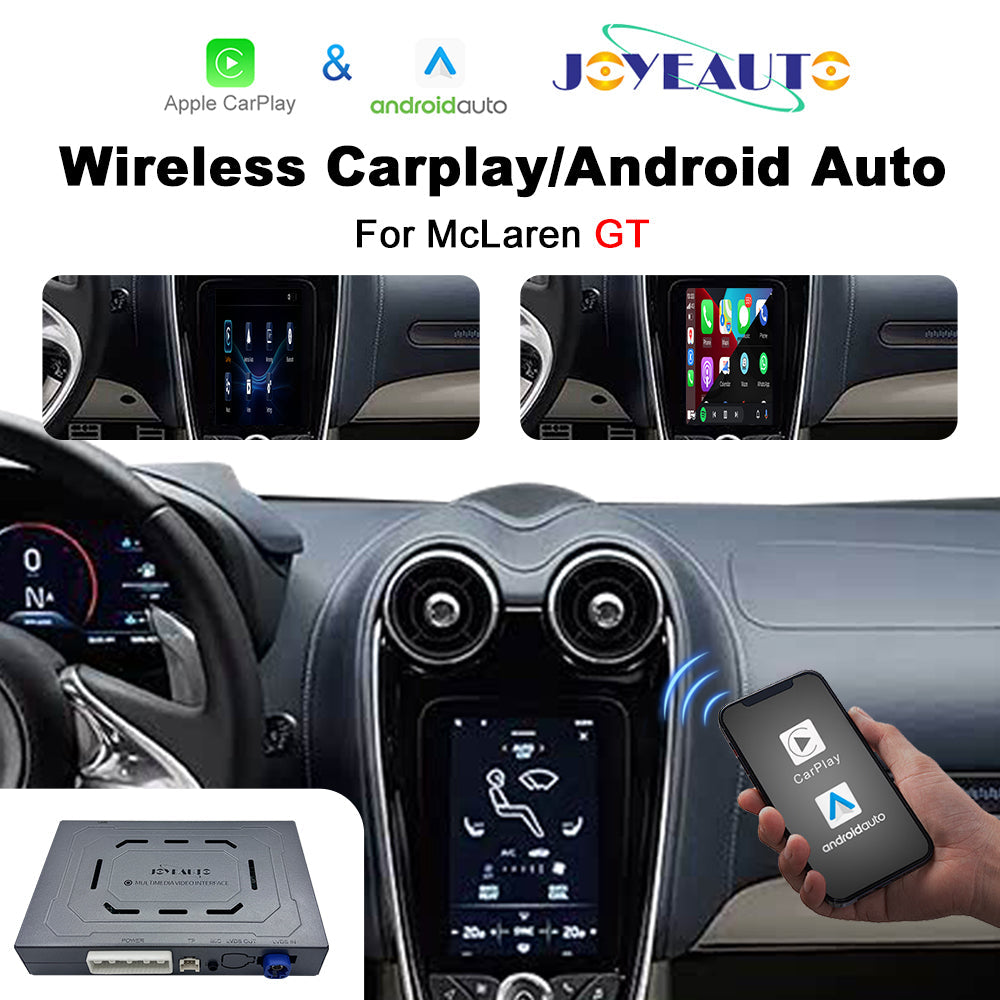 Wireless Apple CarPlay Android Auto Interface for McLaren GT | AirPlay iOS Android Mirror Link Plug & Play Retrofit Module(WZML-2)