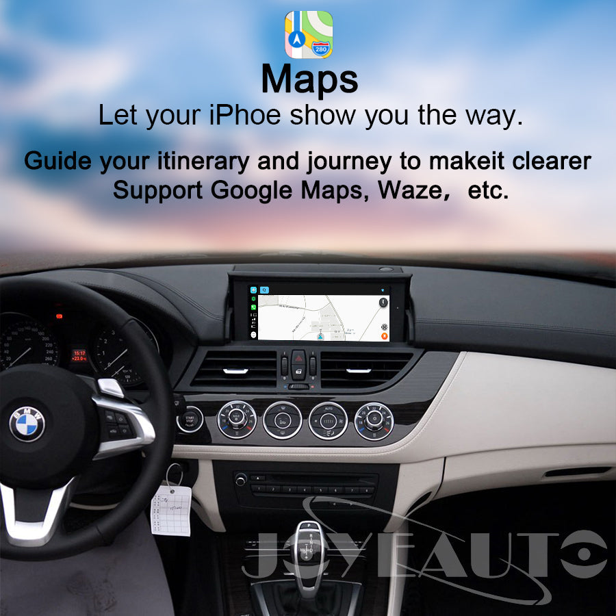Wireless Apple CarPlay Interface for BMW Z4 E89 CIC (2009-2012) – Android Auto AirPlay Retrofit(WZBM-3)
