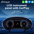Joyeauto 12.3-inch Linux digital instrument cluster for Audi A3 (2014-2022), featuring wireless CarPlay, Android Auto, virtual cockpit display, real-time vehicle information, and a modern digital dashboard retrofit.
