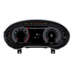 Joyeauto 12.3-inch Linux digital instrument cluster front view for Audi A3 (2014-2022), featuring a high-resolution virtual cockpit display, wireless CarPlay, Android Auto, real-time vehicle information, and modern digital dashboard design.