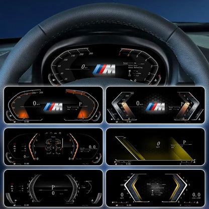Joyeauto 10″ Linux Digital Instrument Cluster for BMW 3 Series E90/E91/E92/E93 (2005-2012) | Wireless CarPlay & Phone Mirroring | Virtual Cockpit Retrofit