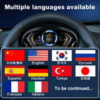 Joyeauto 10-inch Linux LCD digital instrument cluster for BMW 3 Series E90 E91 E92 E93 with multi-language support, wireless CarPlay, phone mirroring, and customizable virtual cockpit display.