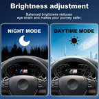 Joyeauto 12.3-inch Linux LCD digital instrument cluster for BMW 5 Series F10 F11 F07, 6 Series F12 F13, 7 Series F01 F02 F03 F04, and X3 X4 X5 X6 models, featuring automatic day and night brightness adjustment for enhanced visibility, driving comfort, wireless CarPlay, phone mirroring, and virtual cockpit functionality.
