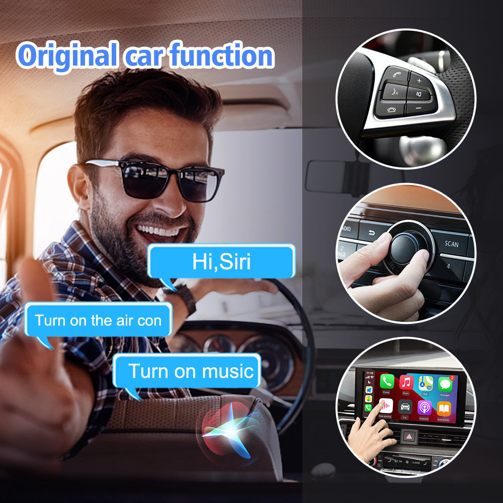 Carlinkit 3.0 Mini Portable for Wired to Wireless Carplay Adapter