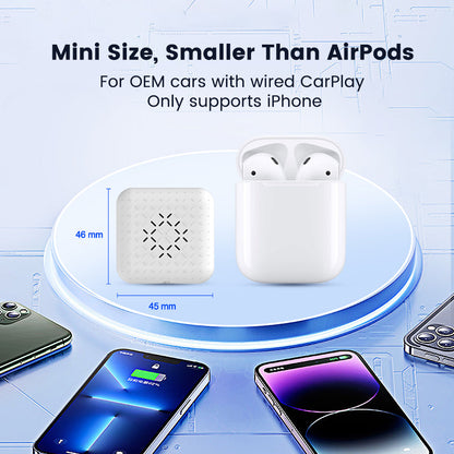 Carlinkit Mini2 Portable Wireless Carplay Adapter
