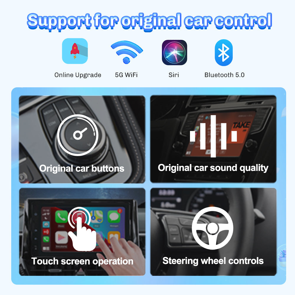 Carlinkit Mini2 Portable Wireless Carplay Adapter