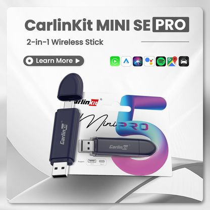 Mini5 SE PRO Small & Compact Wired to Wireless Carplay/Android Auto Adapter