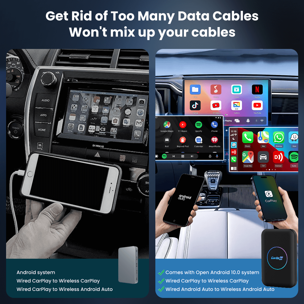 Carlinkit Tbox Lite Ai Box Carplay & Android Auto For Car Streaming