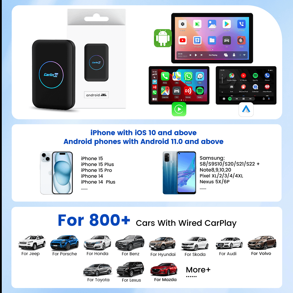 Carlinkit Tbox Lite Ai Box Carplay & Android Auto For Car Streaming