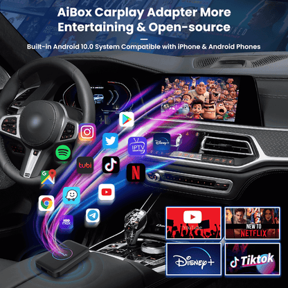 Carlinkit Tbox Lite Ai Box Carplay & Android Auto For Car Streaming