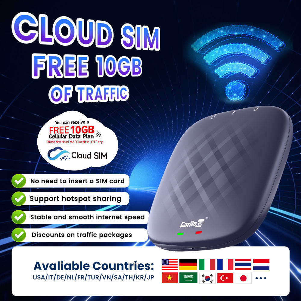 CarlinKit Ai Box Tbox Plus Multimedia Adapter with Wireless Carplay & Android Auto