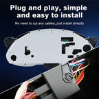 Joyeauto 12.3 inch Linux LCD Instrument Cluster for Audi A4 2013-2016 featuring plug and play installation, OEM wiring harness connection, Wireless CarPlay, AirPlay and digital dashboard cockpit retrofit