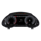 Joyeauto 12.3 inch Android LCD Digital Instrument Cluster front view for Audi Q5 2009-2018 with Wireless CarPlay and Android Auto