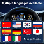 Joyeauto Wireless CarPlay LCD Instrument Cluster for BMW 5 Series E60 E61 and X5 E70 2003-2013 with multi-language support, Linux system digital dashboard and virtual cockpit display