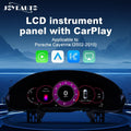 Joyeauto 12.3-inch Linux LCD Digital Instrument Cluster for Porsche Cayenne 955 (2002-2010) with Wireless CarPlay, Android Auto and Linux virtual cockpit retrofit, featuring a modern digital dashboard display, customizable themes and OEM-style installation.