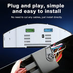 Joyeauto 12.3-inch Linux LCD Digital Instrument Cluster for Porsche Cayenne 955 (2002-2010) featuring plug-and-play installation with OEM wiring harness, no wire cutting required, supporting Wireless CarPlay, Android Auto and Linux virtual cockpit retrofit.