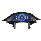 Joyeauto 12.3-inch Linux LCD Digital Instrument Cluster for Porsche Panamera 970 (2010-2016) featuring a high-resolution Linux virtual cockpit display with Wireless CarPlay, Android Auto integration, customizable dashboard themes and real-time vehicle information.