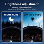 Joyeauto 10-inch Linux LCD digital instrument cluster with day and night brightness adjustment for Skoda Fabia 2008-2014