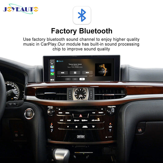 Apple CarPlay Android Auto Interface for 2014-2020 Lexus with Joystick Controls & Small Touch Panel - ES NX RX UX IS GS (WJLX-3)