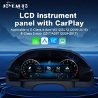 Joyeauto 12.3-inch Linux LCD digital instrument cluster for Mercedes-Benz E-Class W212 S212 C207 A207 with wireless CarPlay and Android Auto