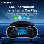Joyeauto 10.25-inch Linux LCD digital instrument cluster for Mercedes-Benz ML GLE W166 and GL GLS X166 with wireless CarPlay and Android Auto
